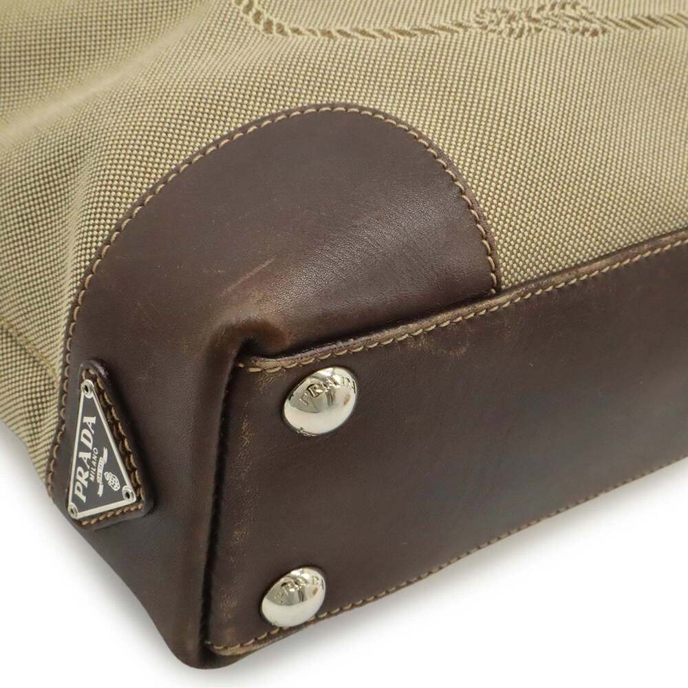 PRADA Brown Leather Shoulder Bag - Picture 4 of 10